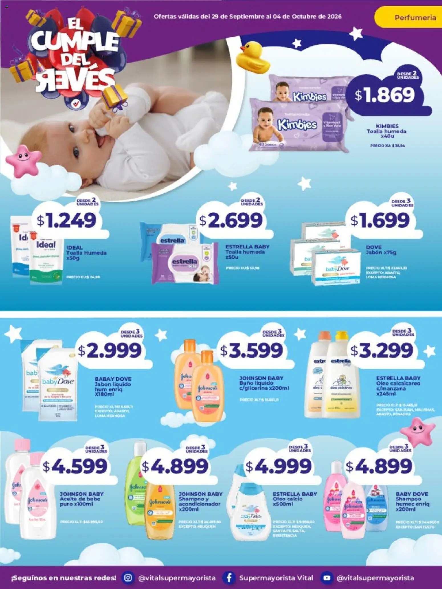 Vital - Ofertas │ válido desde el 29/09/2026 | Página: 9 | Productos: Toalla, Shampoo, Acondicionador, Aloe Vera