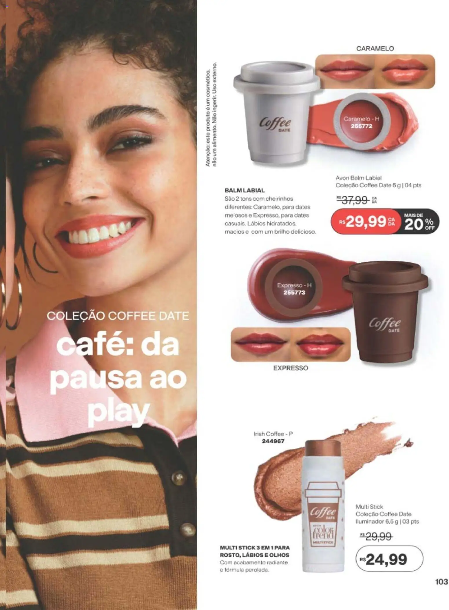 Avon Folheto - válido de 29/06/2026 | Página: 103 | Produtos: Café, Iluminador