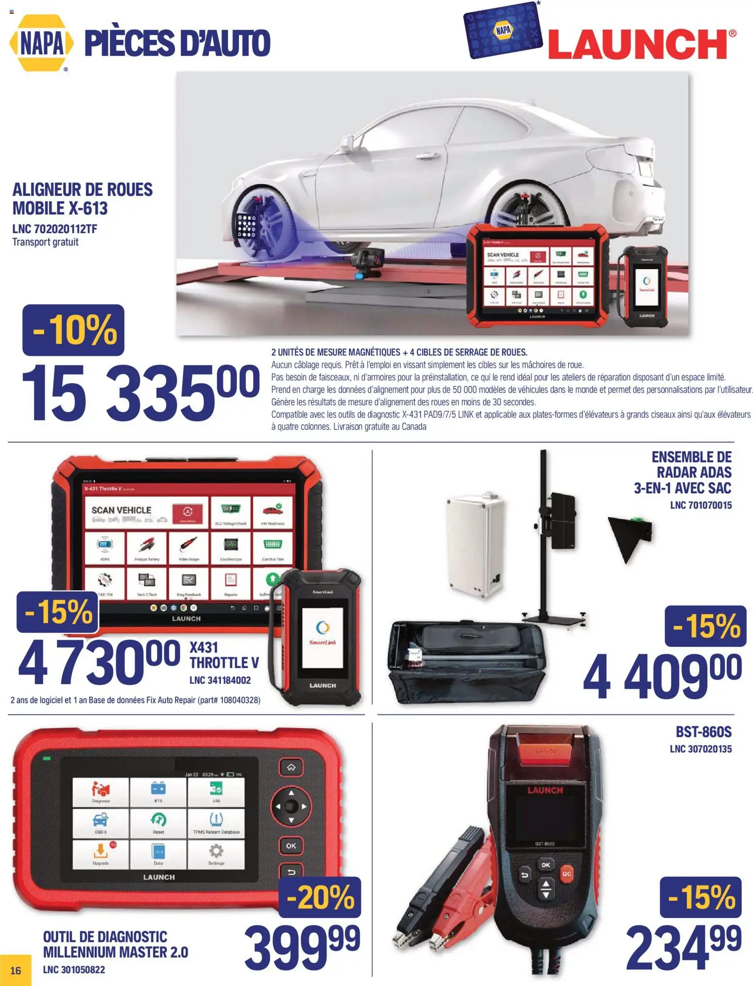 NAPA Auto Parts flyer valid from Sep 1, 2026 | Page: 18 | Products: Battery