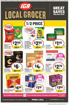 Preview of IGA catalogue Kambah - valid from 09/09/2026