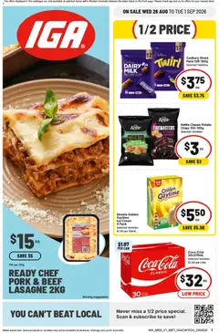 Preview of IGA catalogue Bentley - valid from 26/08/2026
