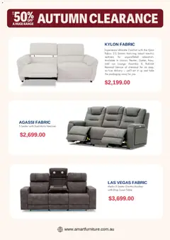 Preview of Amart Furniture catalogue  - valid from 01.05.2026 | Page: 5 | Products: Table, Recliner