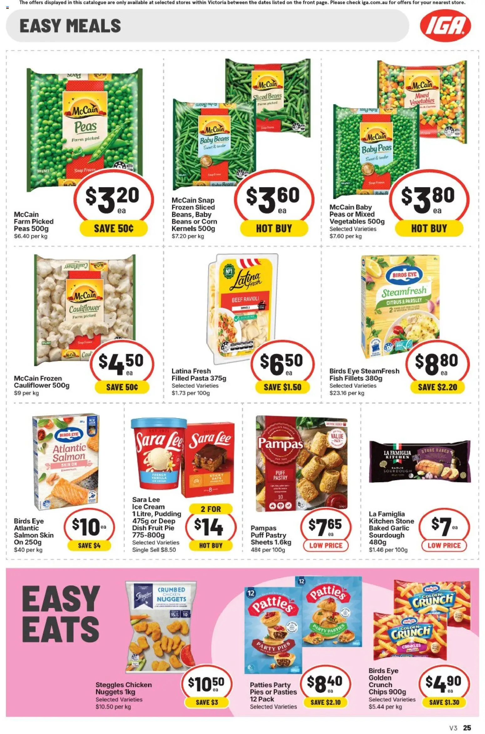 IGA catalogue - valid from 30/09/2026 | Page: 31 | Products: Chicken, Fish, Beef, Pudding