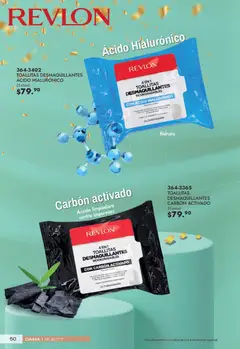 Vista previa de Andrea catálogo Fiestas y Celebraciones, nuevo folleto de la tienda, válido en México a partir del 12/07/2026 | Página: 50 | Productos: Toallitas desmaquillantes, Agua, Fragancia, Maquillaje