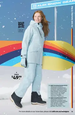 Preview of Aldi Snow Gear - valid from 20.05.2026 | Page: 15 | Products: Light, Pants