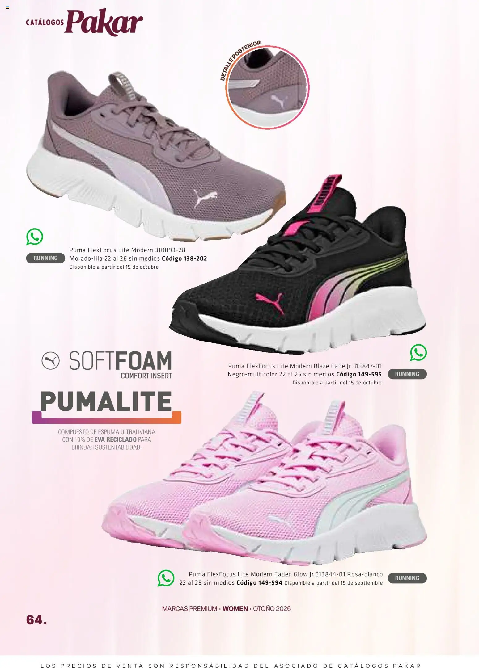 Nuevas ofertas de SC Pakar válidas en toda la República Mexicana desde el 28/08/2026. ¡Encuentra las mejores ofertas en SC Pakar catálogo Otoño! | Página: 64 | Productos: Espuma