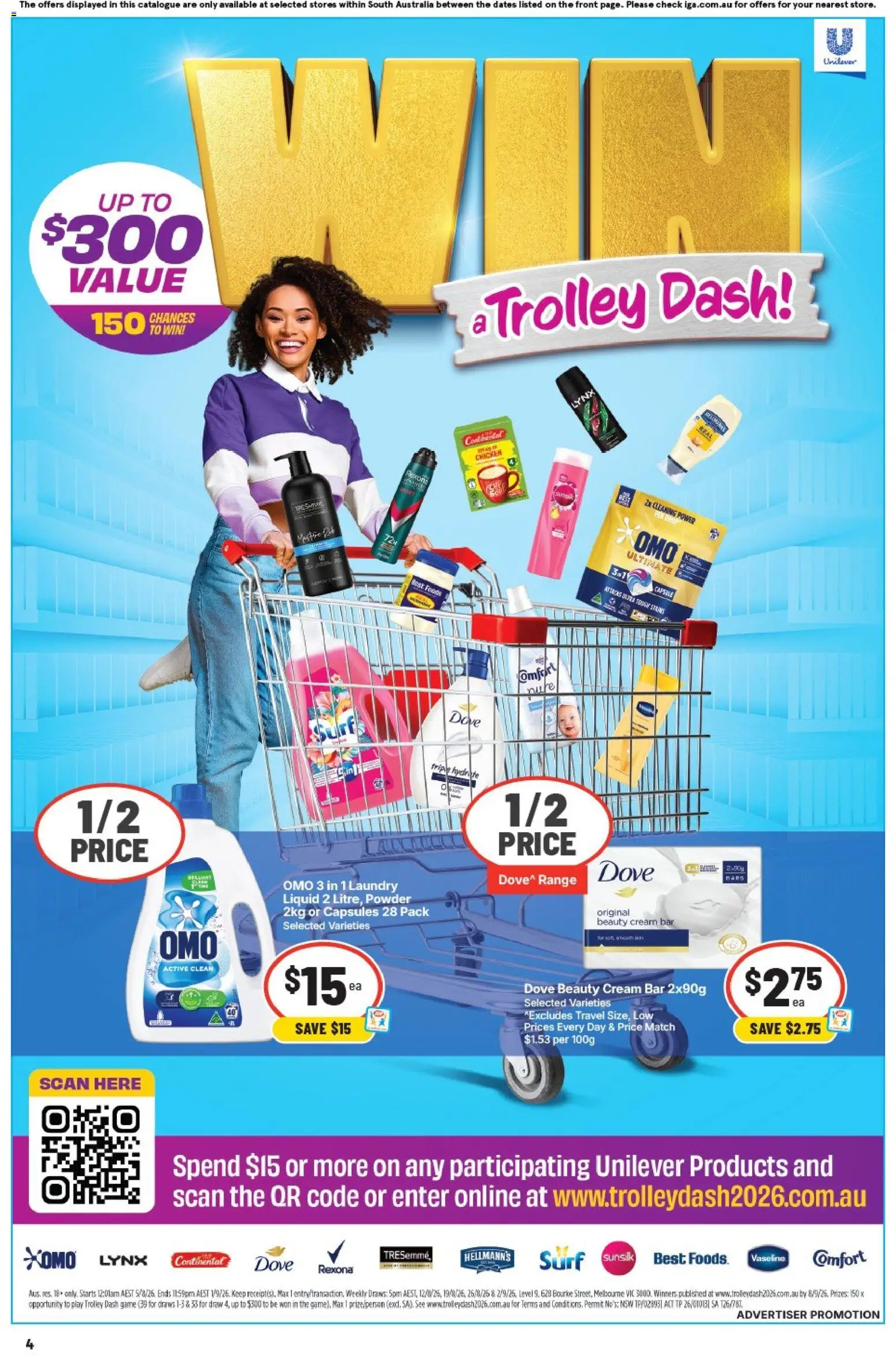 IGA catalogue - valid from 12/08/2026 | Page: 5 | Products: Powder, Chicken, Cream, Trolley