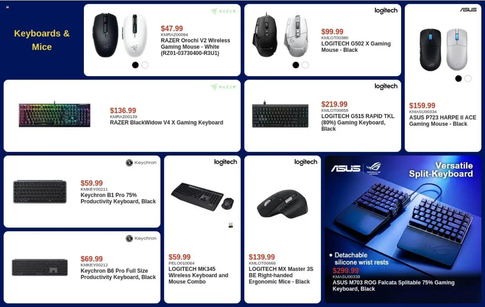 Canada Computers flyer valid from Aug 7, 2026 | Page: 6 | Products: Mouse, Keyboard