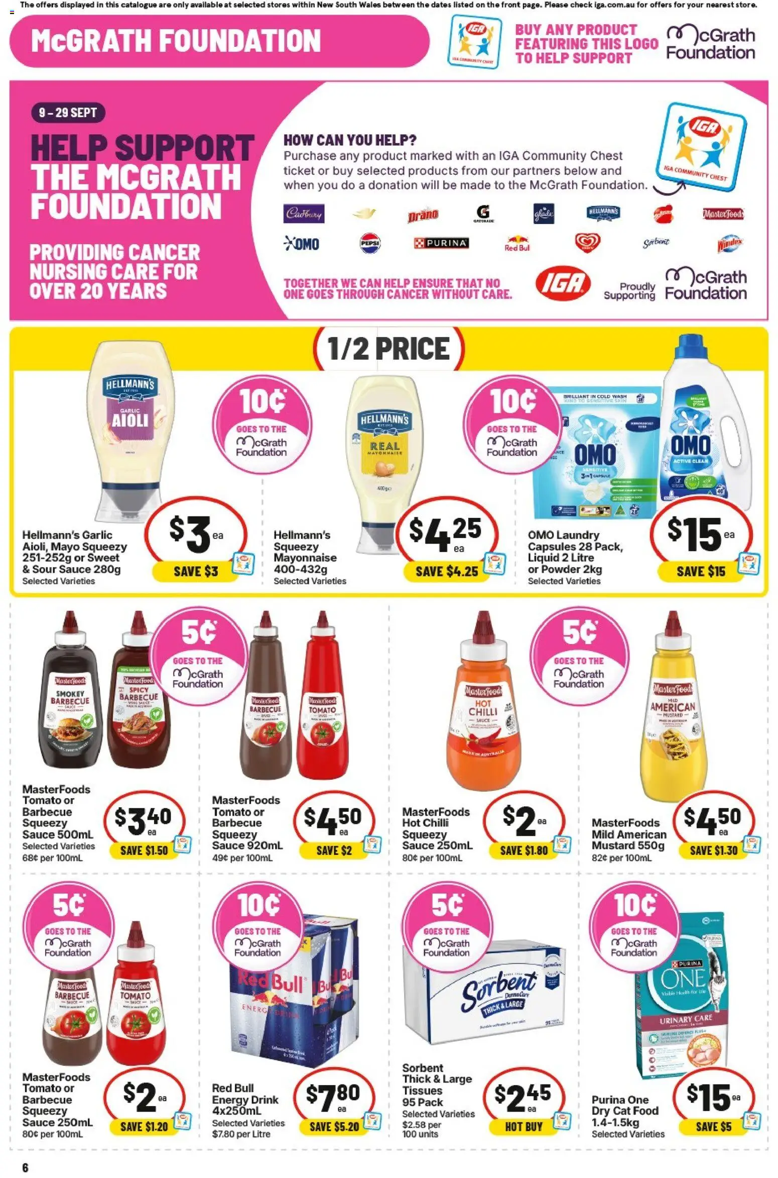 IGA catalogue - valid from 23/09/2026 | Page: 6 | Products: Fries, Snacks, Sausage, Chilli
