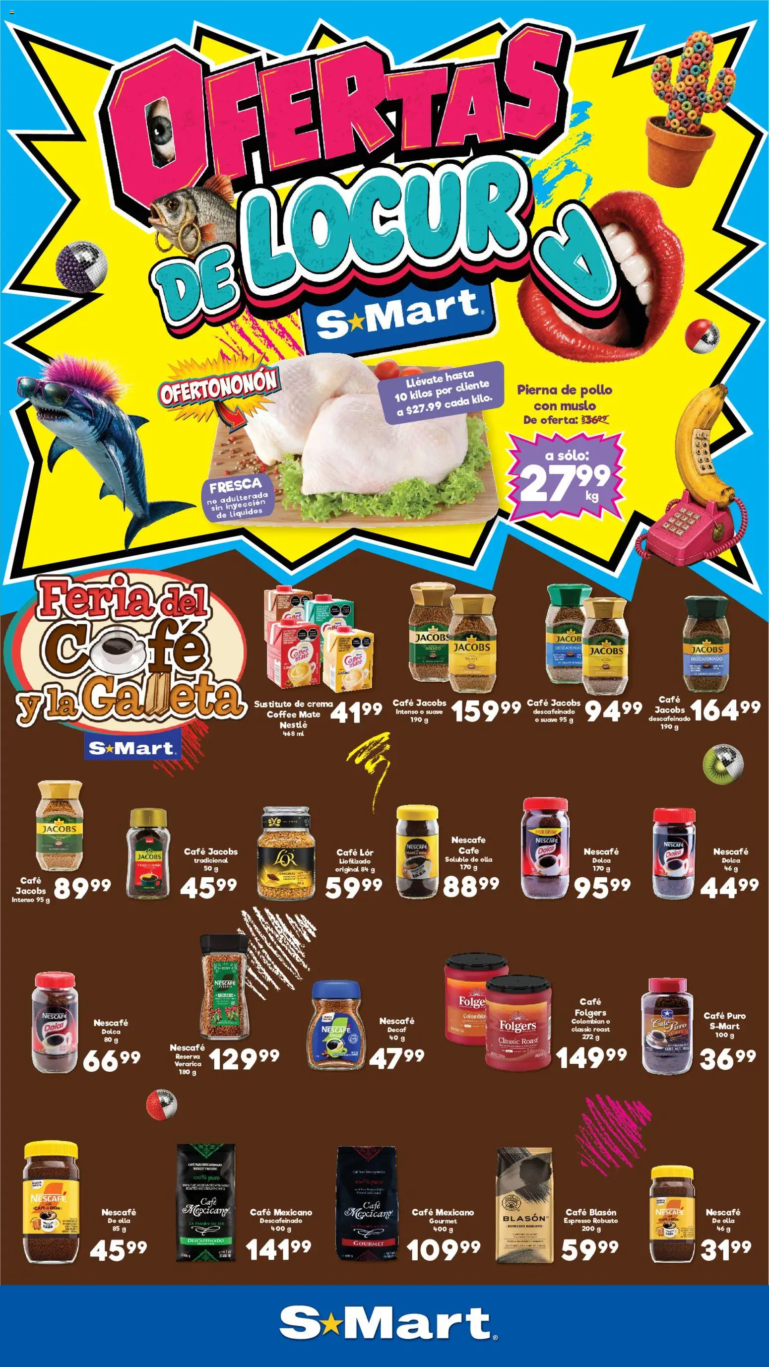 Nuevas ofertas de S-Mart válidas en toda la República Mexicana desde el 09/10/2026. ¡Encuentra las mejores ofertas en S-Mart folleto Ofertas de feria Chihuahua! | Página: 1