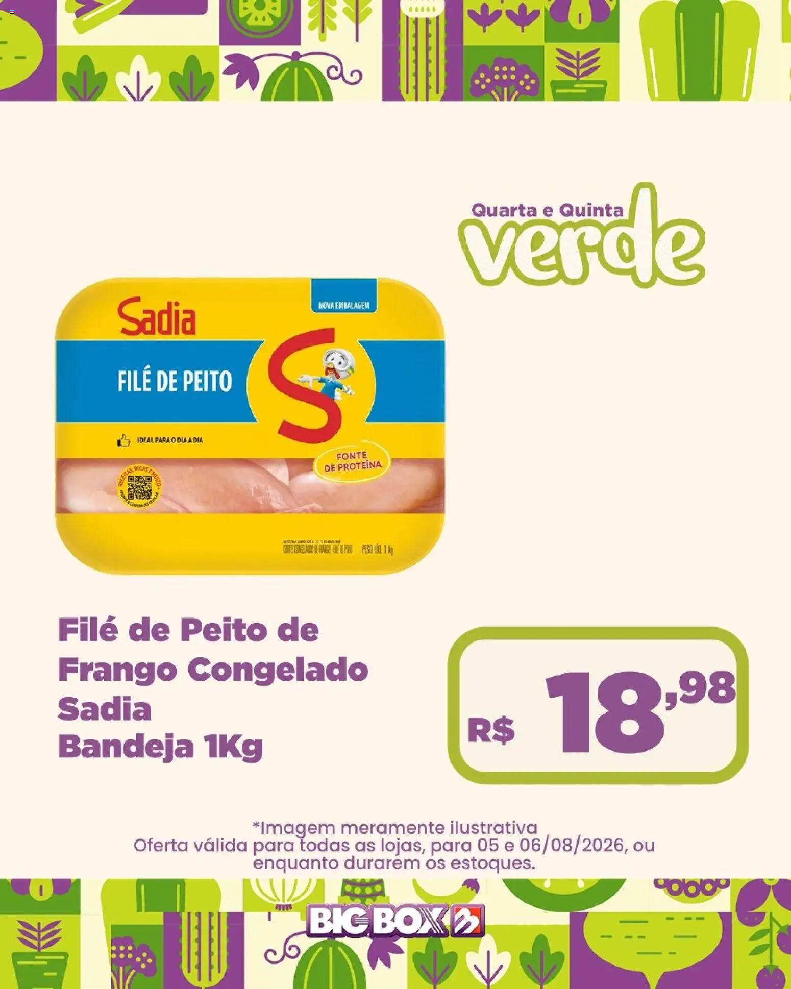 Big Box Folheto - válido de 05/08/2026 | Página: 9 | Produtos: Bandeja, Frango, Peito de frango