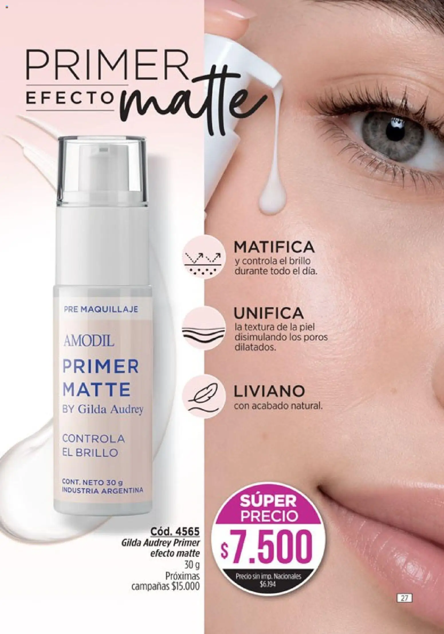 Catálogo Amodil Campaña 12 │ válido desde el 30/06/2026 | Página: 27 | Productos: Maquillaje, Brillo