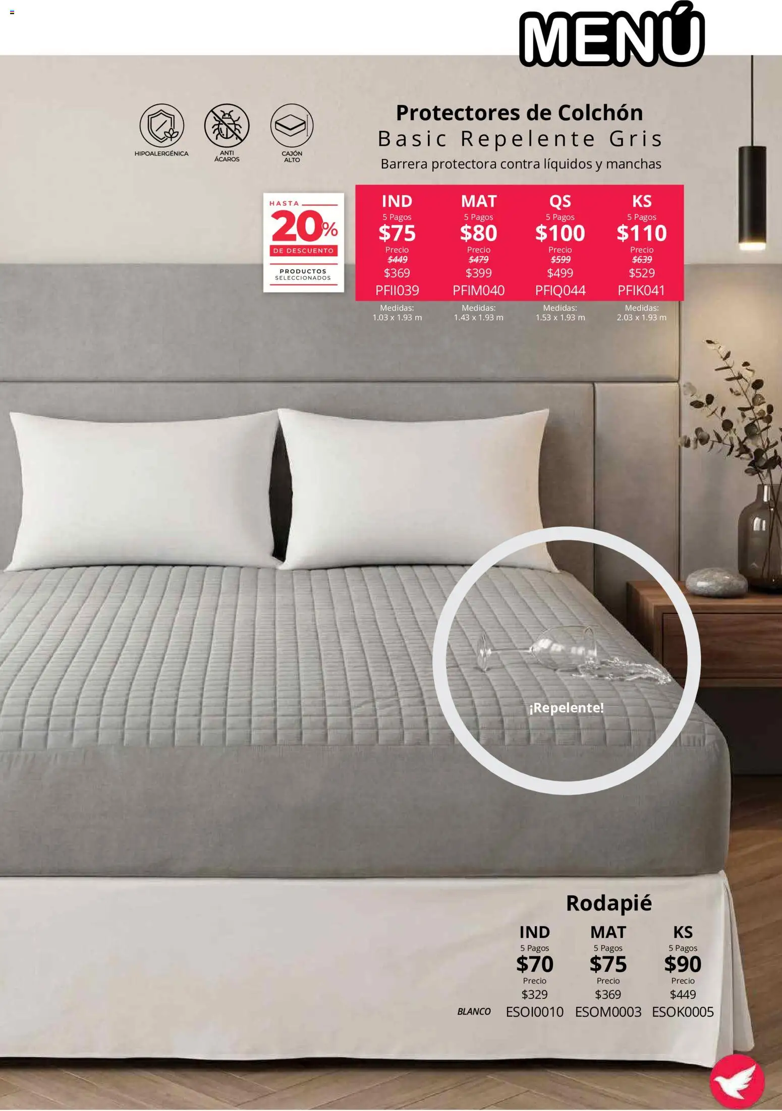 Nuevas ofertas de Colchas Concord válidas en toda la República Mexicana desde el 01/08/2026. ¡Encuentra las mejores ofertas en Colchas Concord catálogo! | Página: 165 | Productos: Colchón, Almohada