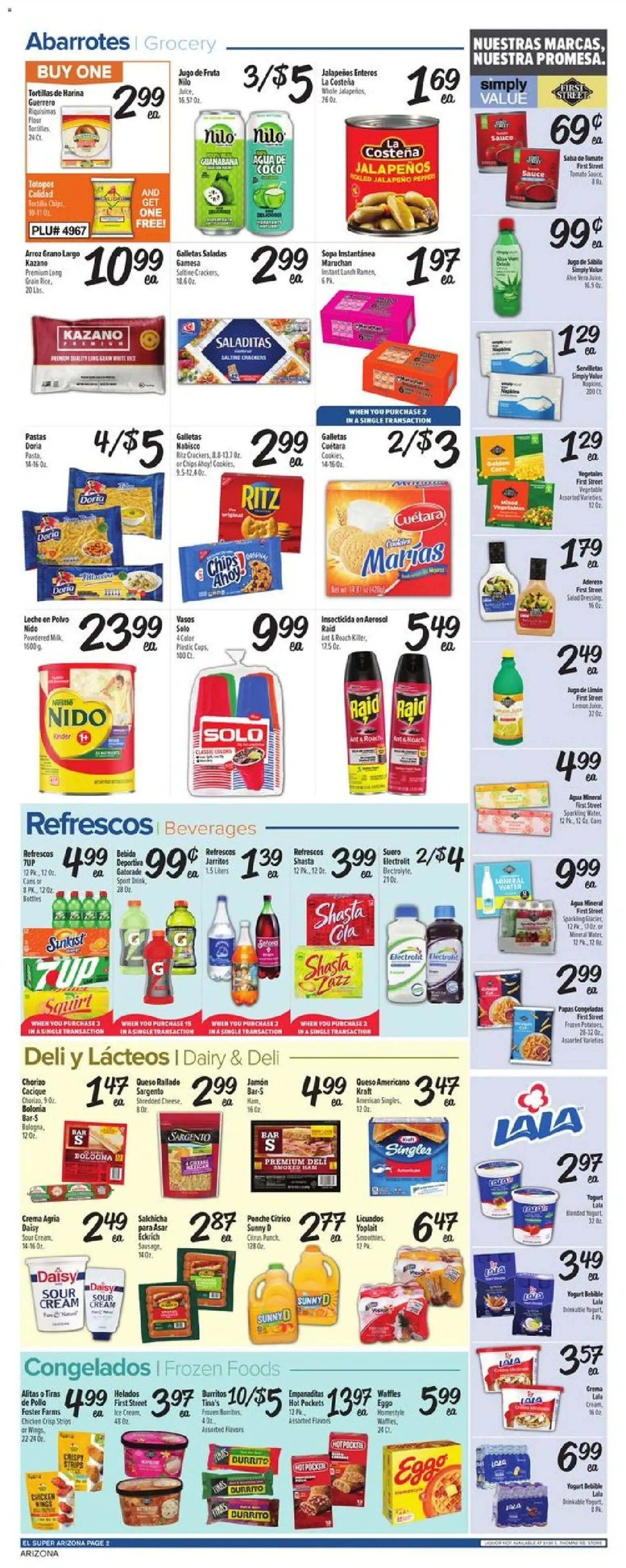El Super Weekly Ad - AK - valid from 09/02/2026 | Page: 2 | Products: Crackers, Chips, Cream, Ice cream