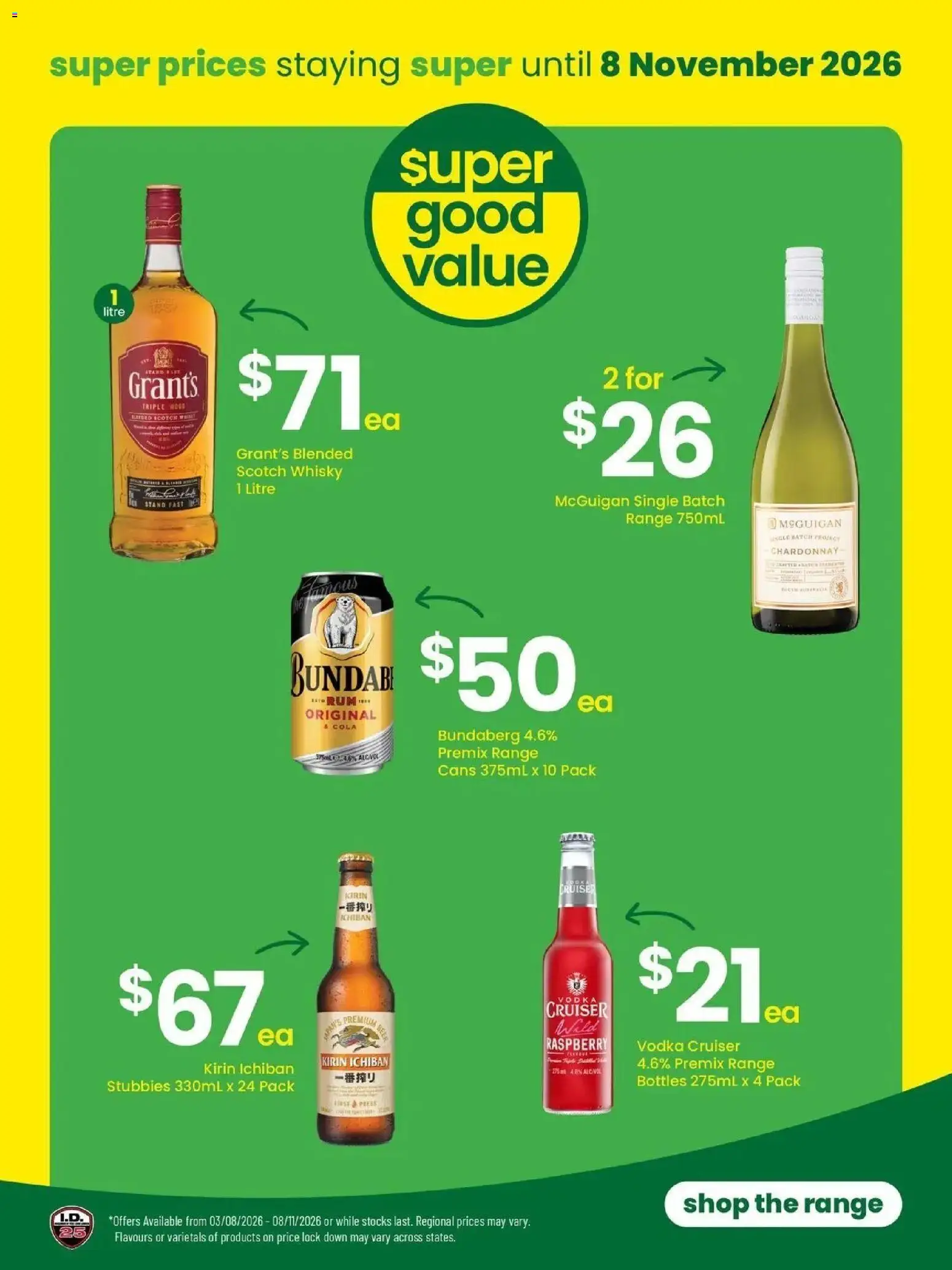 The Bottle-O catalogue - valid from 31/08/2026 | Page: 4 | Products: Scotch whisky, Vodka, Wood, Raspberry