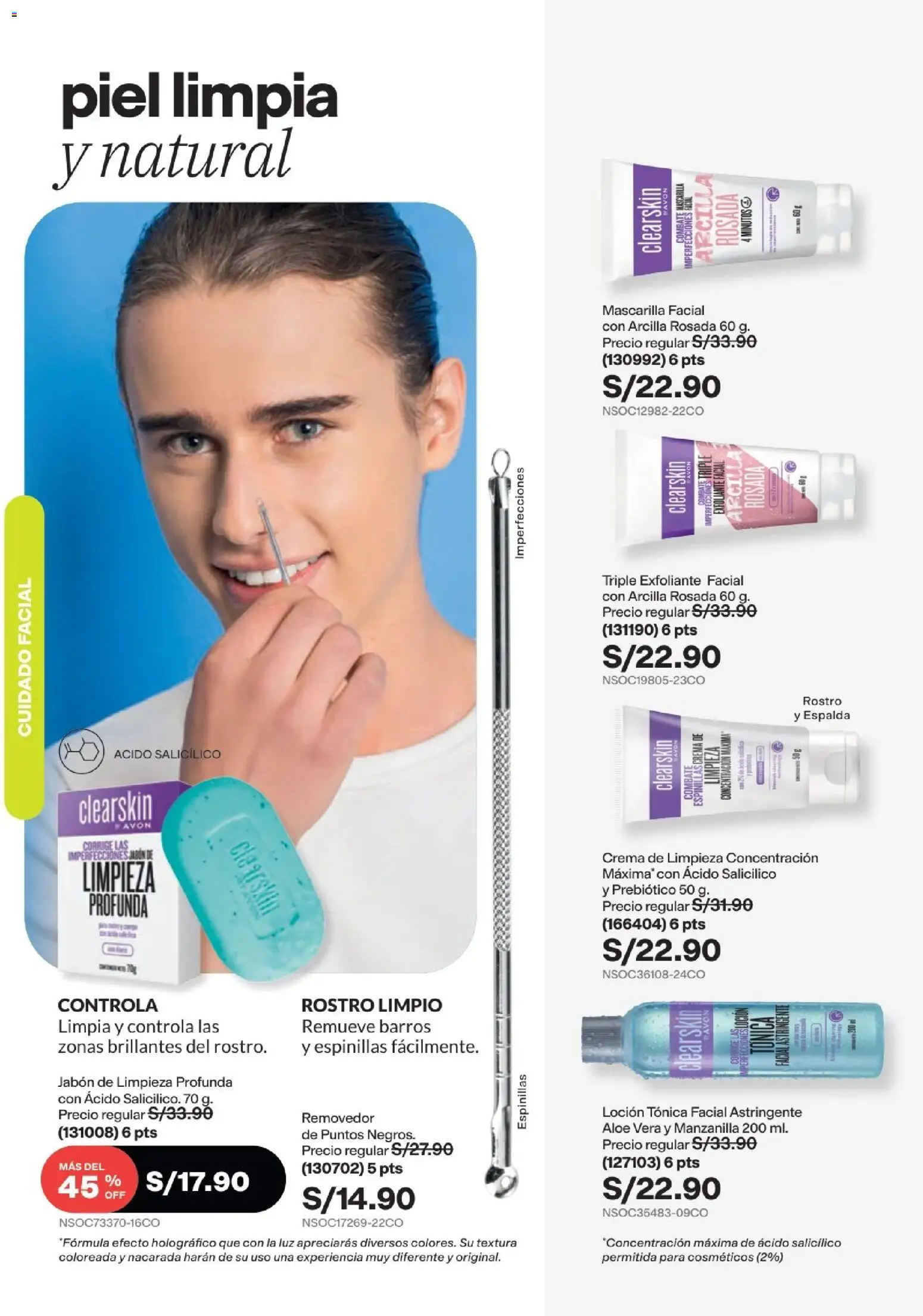 Catálogo Avon válido desde 22/07/2026 | Página: 119 | Productos: Exfoliante, Jabón, Crema