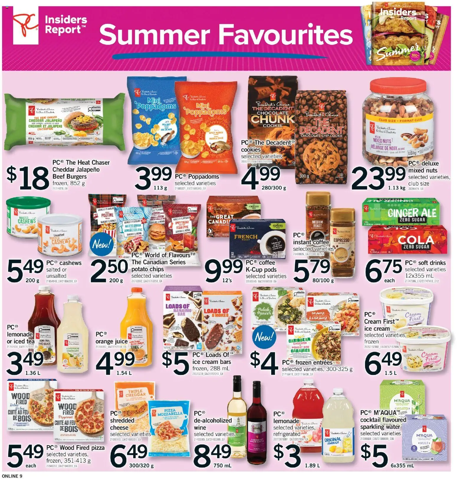 Fortinos flyer valid from 28.05.2026 | Page: 9 | Products: Chips, Ice cream, Chocolate, Chicken