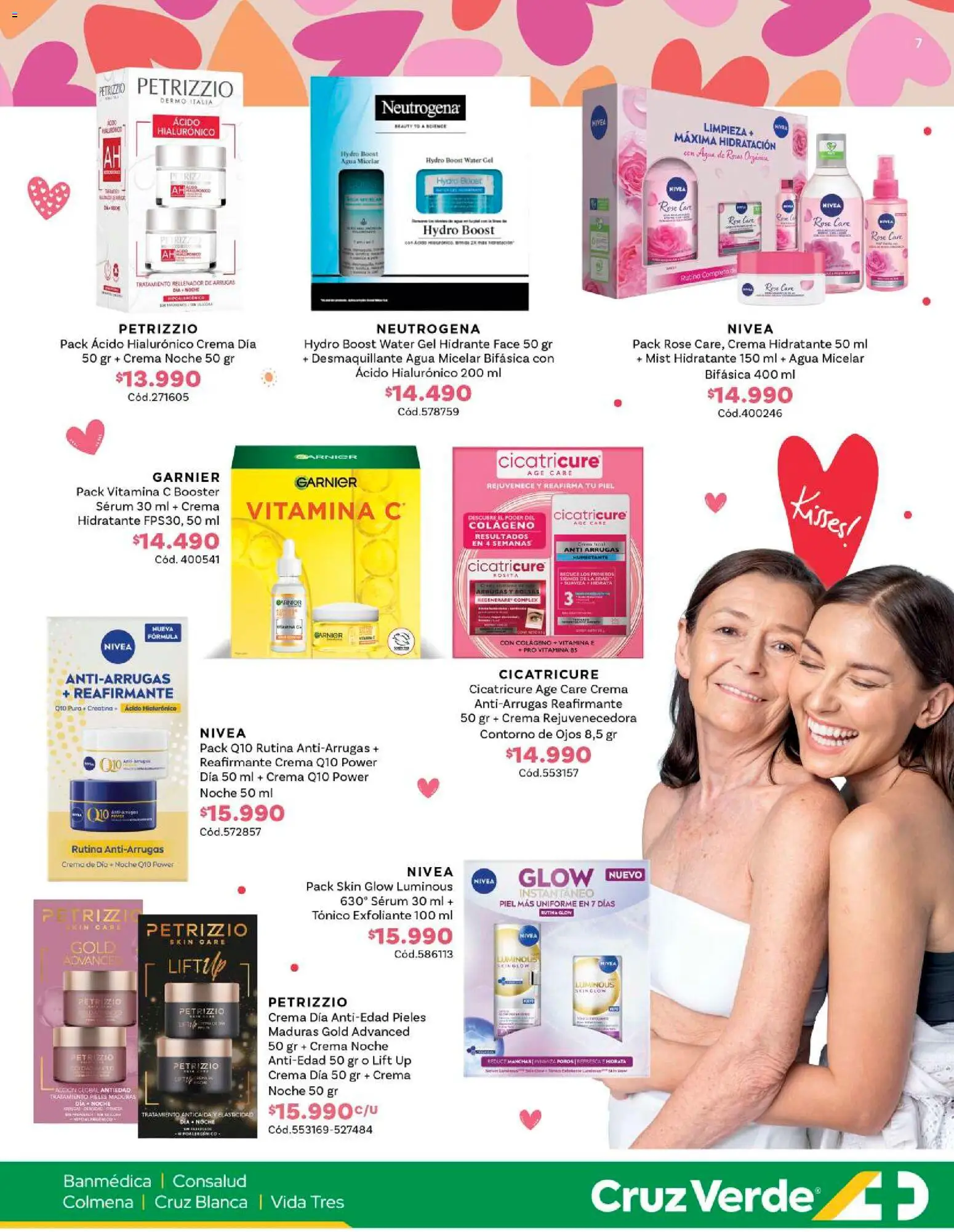 Cruz Verde - Día de la Mamá │ válido desde el 01.04.2026 | Página: 7 | Productos: Contorno, Desmaquillante, Crema, Serum