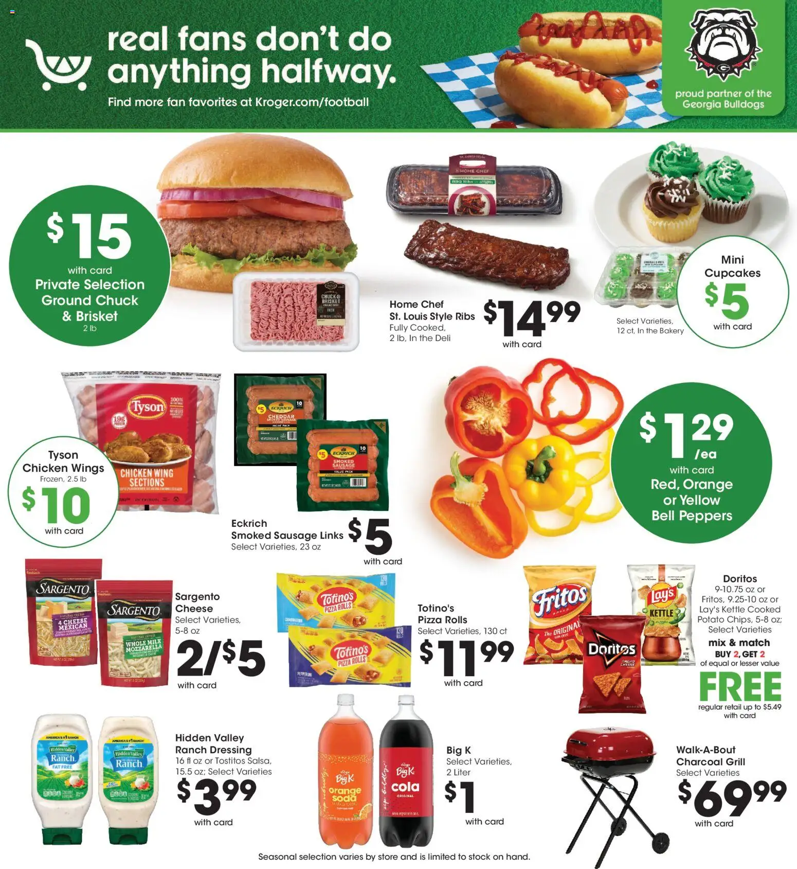 Kroger Weekly Ad - valid from 09/09/2026 | Page: 6 | Products: Chicken, Cheese, Chicken wings, Kettle