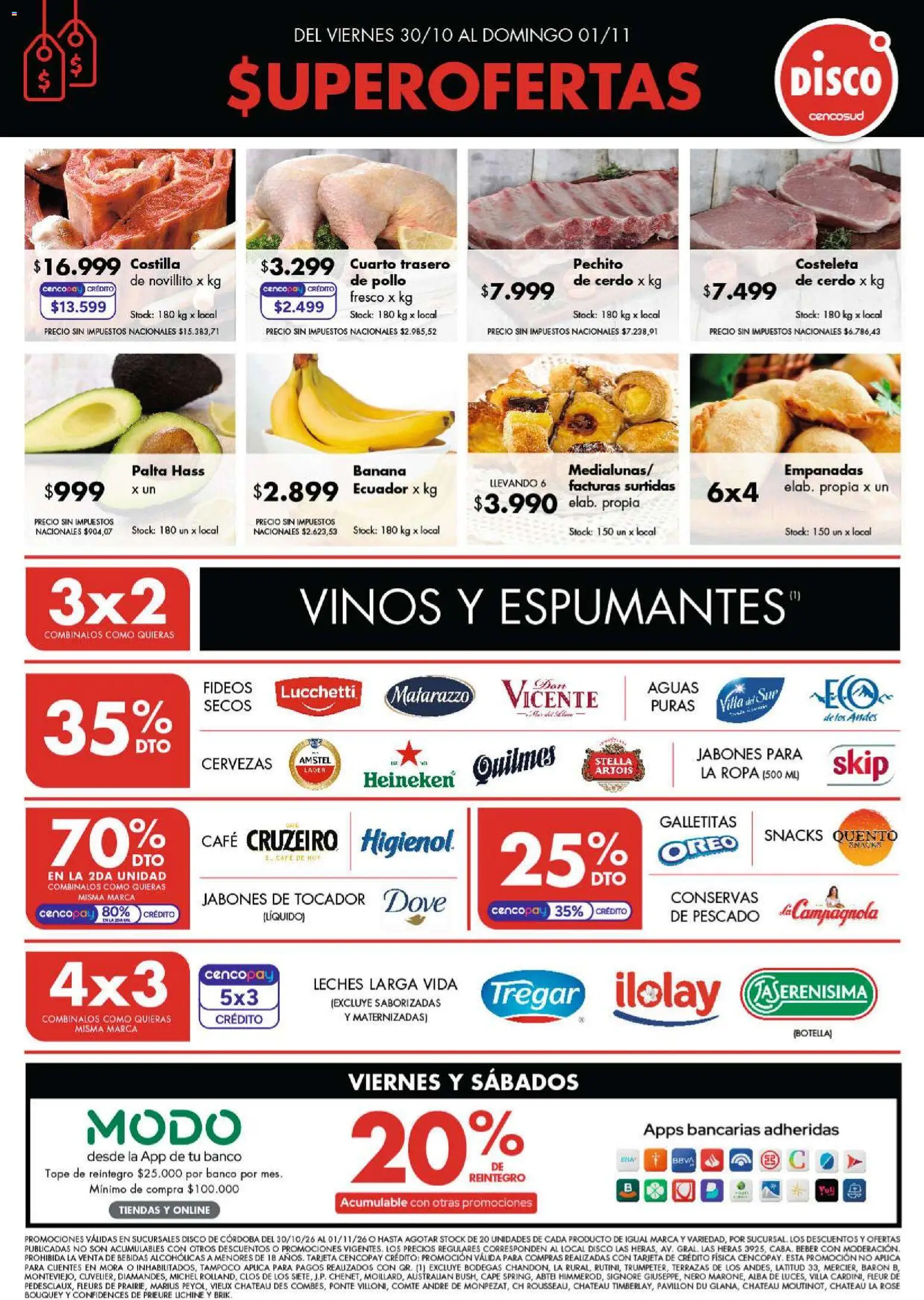 Disco - Ofertas | Córdoba │ válido desde el 30/10/2026 | Página: 1