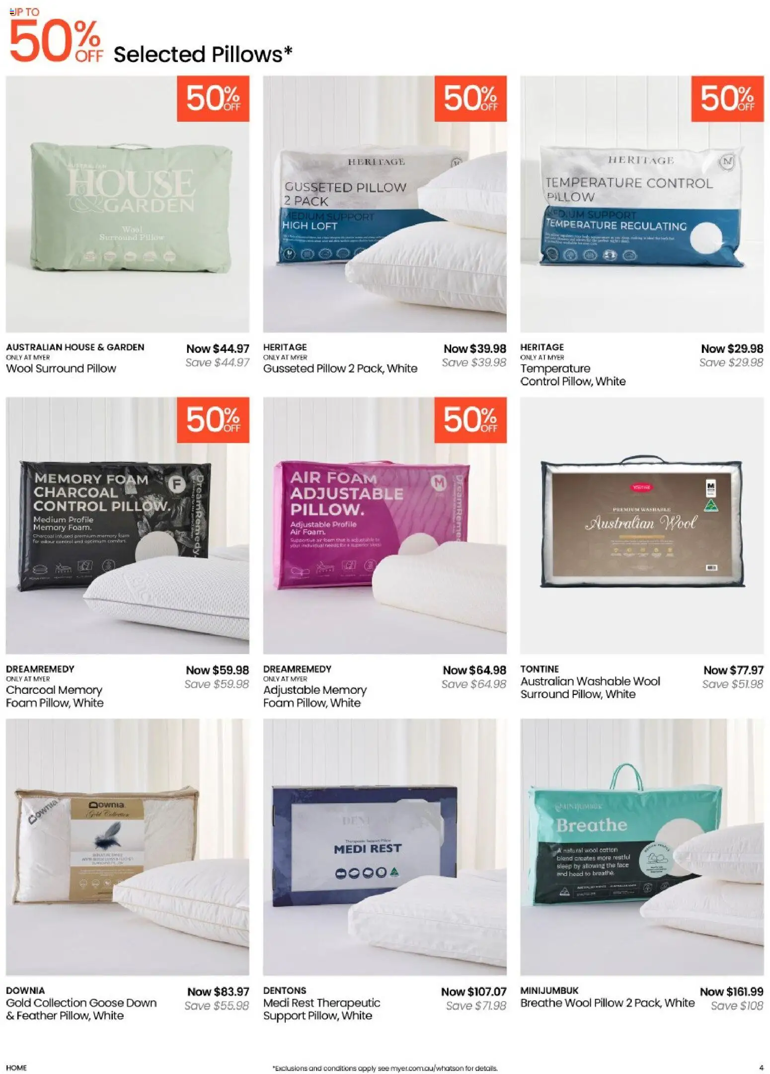 Myer catalogue - valid from 05.05.2026 | Page: 4 | Products: Fur, Pillow